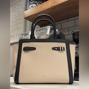 NWOT Liz Claiborne Mini Tuxedo Tote Bag